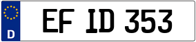 Truck License Plate